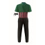 One Piece Live Action Roronoa Zoro Costume - Green Shirt Set Roronoa Zoro Costume