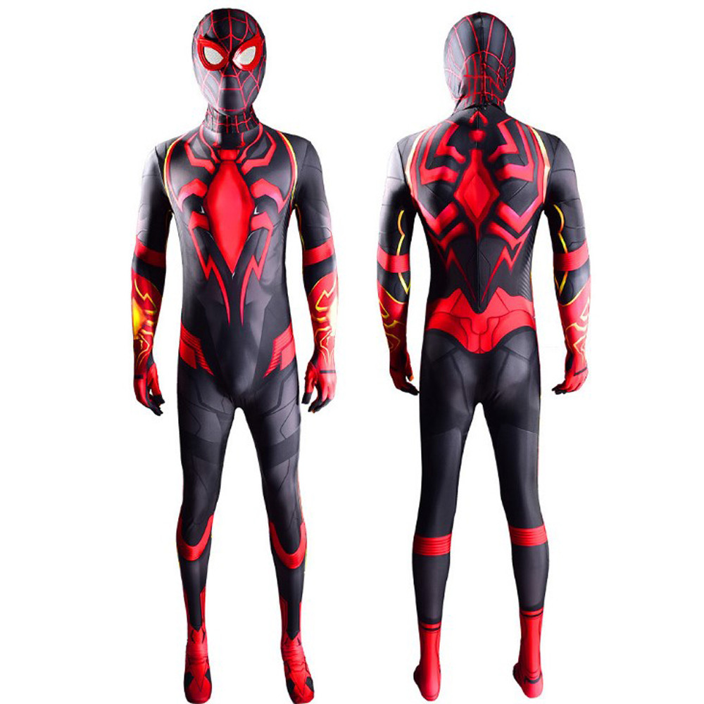 Spider-Man: Miles Morales Strike Suit Kamen Rider Cosplay Costume