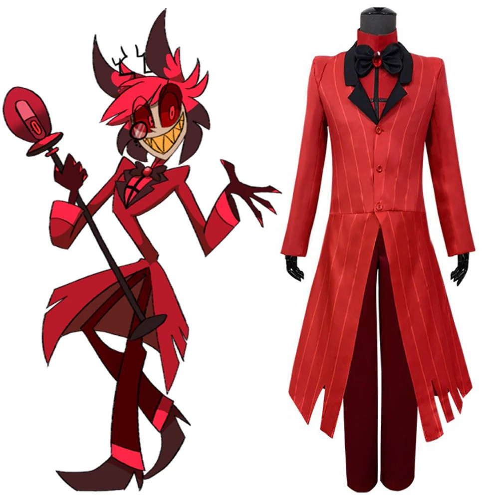 Hazbin Hotel Alastor Costume - Red Suit Pants Alastor Cosplay