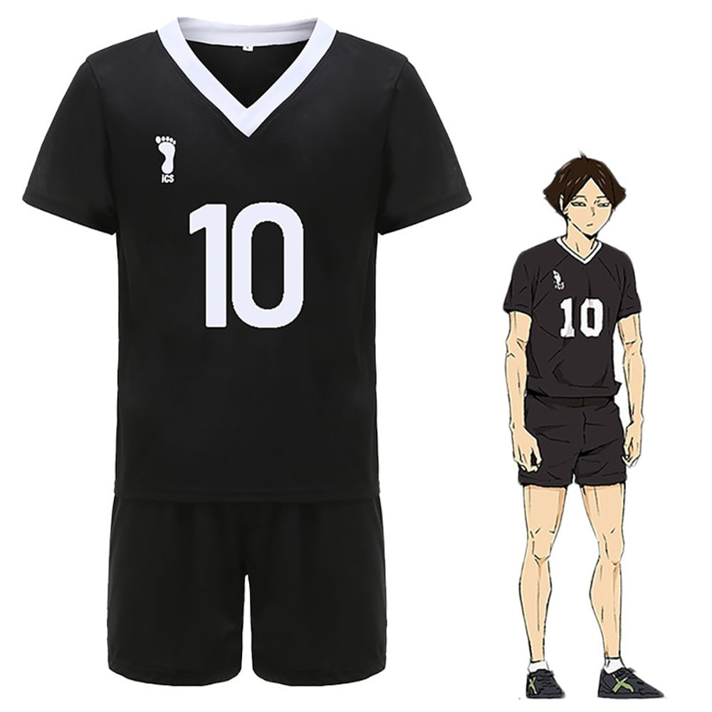 Haikyuu Aran Ojiro Costume - Black Jersey Aran Ojiro Cosplay