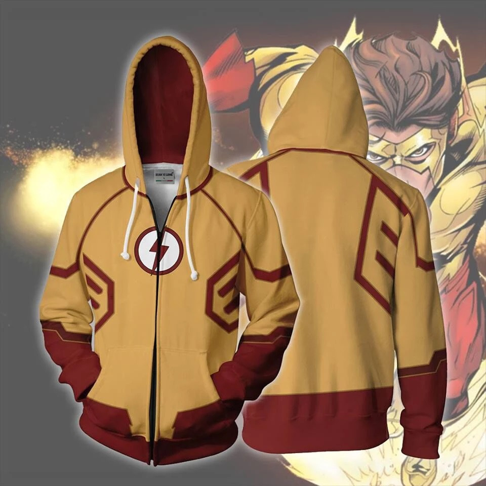 The Flash Kid Flash Costume - Hoodie Kid Flash Cosplay
