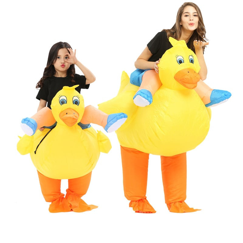 Riding Duck Inflatable Costume - Riding Duck Cosplay