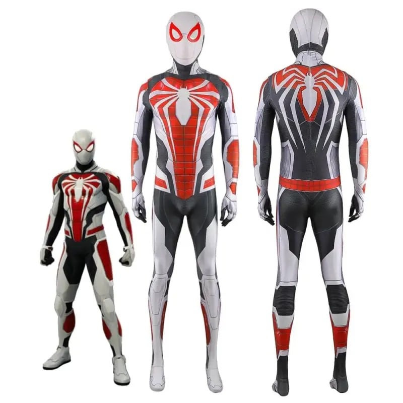 Marvel's Spider-Man Armored Advanced Suit Costume - Bodysuit Mask Set Armored Advanced Suit Cosplay