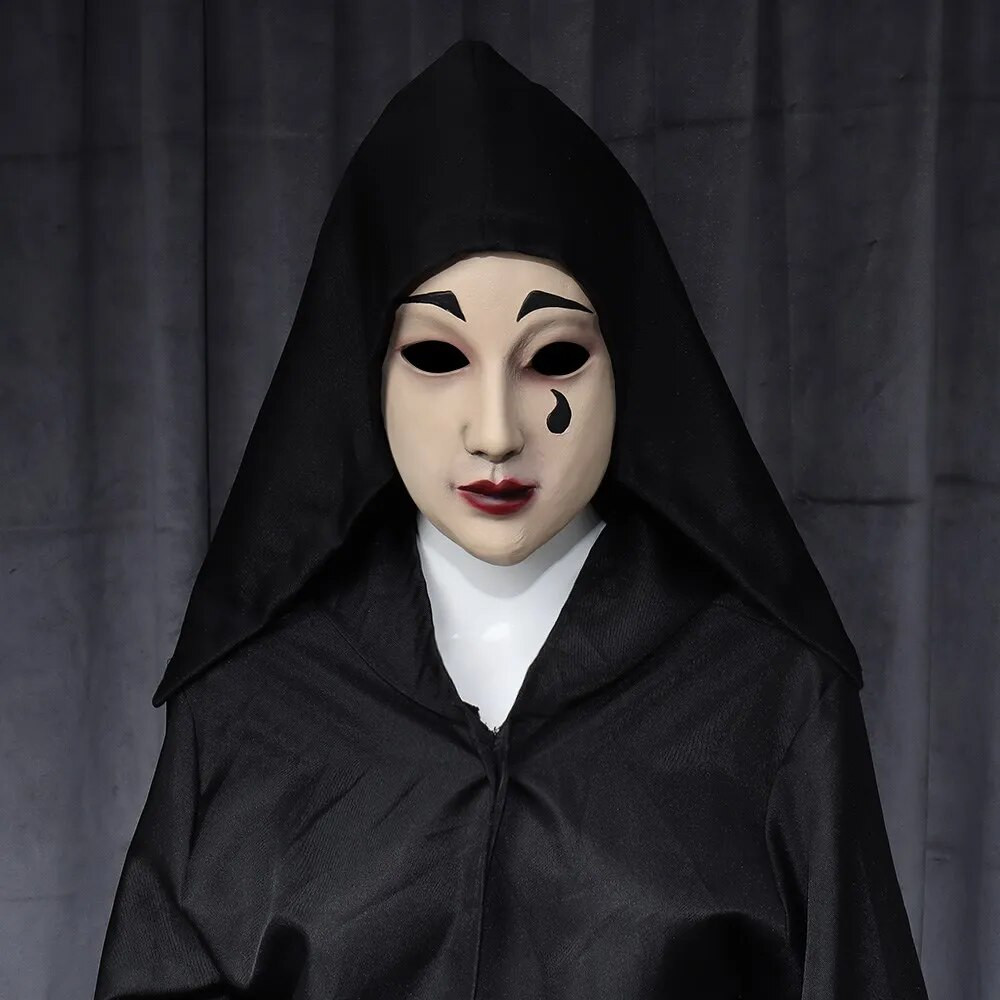 A Haunting In Venice Female Tears Mask - Tears Mask Cosplay Custome Mask Prop