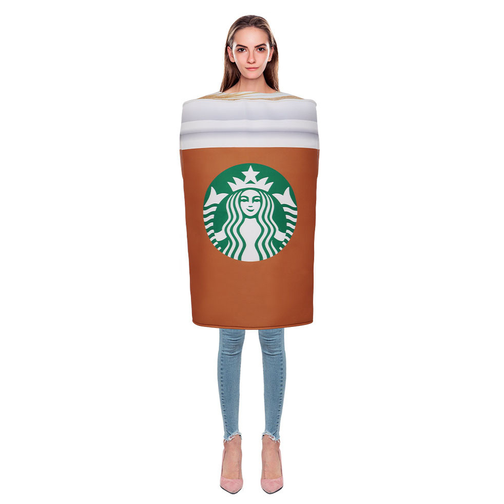 Starbucks Coffee Cup Costume - Bodysuit Starbucks Cosplay