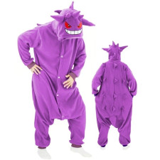 Kids Gengar Costume - Onesie Jumpsuit Gengar Cosplay