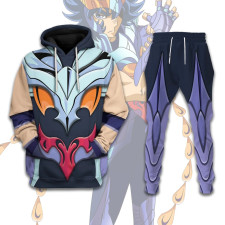 Saint Seiya Knights Of The Zodiac Phoenix Ikki Costume - Hoodie Sweatpants Phoenix Ikki Cosplay