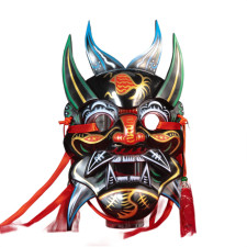 Chinese Nuo Opera Mask Prop - Chinese Theater Nuo Opera Cosplay Costume Mask