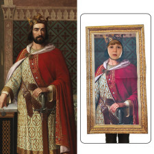 King Ferdinand Painting Costume - Bodysuit Ferdinand Painting Cosplay Kids and Adults