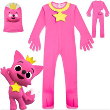 Kids Pink Fong Fox Costume