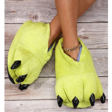 Light Green Monster Feet Slippers Prop - Light Green Monster Costume Cosplay Prop