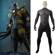 Batman Arkham Origins Knightfall Batman Costume - Base Muscle Pattern Bodysuit Batman Cosplay