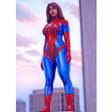 Spider-Man: The Spider-Verse Petra Parker Costume - Female Bodysuit Petra Parker Cosplay