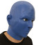 Blue Alien Face Mask Costume