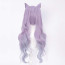 Genshin Impact Keqing Cosplay Costume Wig Hair