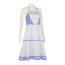 Barbie Movie 2023 Margot Robbie Costume - Blue And White Heart Dress Barbie Margot Robbie Cosplay