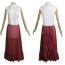 Poor Things Bella Baxter Costume - Shirt Red Skirt Set Bella Baxter Cosplay