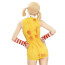 Sexy Clown Swimsuit Costume - Yellow Blood Swimsuit Set Clown Cosplay
