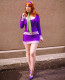 Scooby-Doo Daphne Blake Costume - Purple Dress Scarf Daphne Blake Cosplay