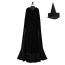 Wicked Elphaba Thropp Wicked Witch of the West Costume - Black Dress Hat Cloak Set Elphaba Cosplay