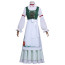 Frieren Beyond Journey's End Fern Costume - White Green Dress Fern Cosplay