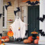 Kids Ghost and Pumpkin Costume - White Blanket Pumpkin Set Skeleton Cosplay