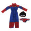 Captain Marvel Children's Deluxe Hero Suit Blue/Red