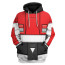 Transformers Sideswipe Costume - Hoodie Sweatpants Sideswipe Cosplay