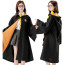 Women and Girls Harry Potter Hufflepuff Wizard Deluxe Costume - Full Set Including Scarf and Wand Hufflepuff Cosplay