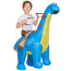 Jurassic World Riding Apatosaurus Dinosaur Inflatable Costume - Riding Apatosaurus Dino Cosplay