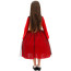 Kids La Catrina Costume - Red Dress Mask Set La Catrina Cosplay