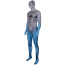 Spider-Man Spirit Spider Suit Costume - Light Blue White Bodysuit Mask Spider Man Cosplay