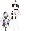 Vtuber Mea Kagura Costume - White Dress Coat Full Set Mea Kagura Cosplay