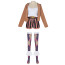 One Piece Jewelry Bonney Costume - Brown Jacket Shirt Shorts Set Jewelry Bonney Cosplay