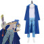 One Piece Trafalgar D Water Law Costume - Blue Coat Pants Shirt Set Trafalgar D Water Law Cosplay