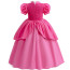 Girls Super Mario Bros Princess Peach Costume - Pink Dress Princess Peach Cosplay