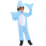 Kids Shark Costume - Onesie Jumpsuit Blue Shark Cosplay