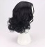Severus Snape Wig - Short Black Curly Hair Wig Snape Cosplay Costume