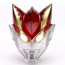 Kids Ultraman Rosso Mask - Ultraman Rosso Cosplay Costume Mask With Light Effect