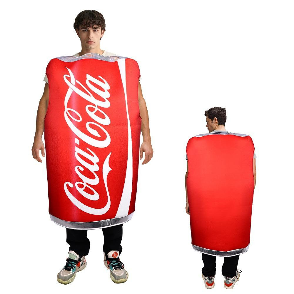 Coca Cola Can Costume - Suit Coca Cola Can Cosplay