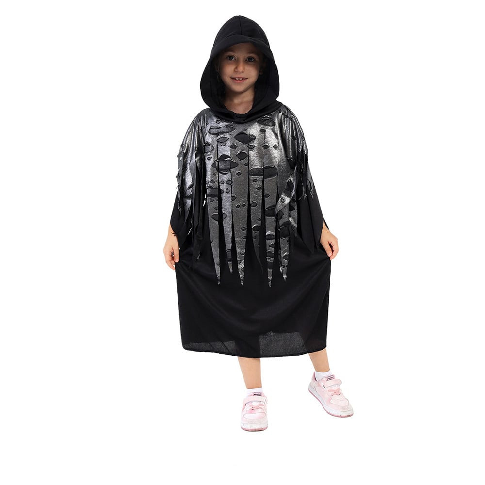 Kids Grim Reaper Costume - Tattered Robe Grim Reaper Cosplay