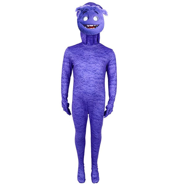 IF Movie Blue Costume - Bodysuit Mask Blue Cosplay