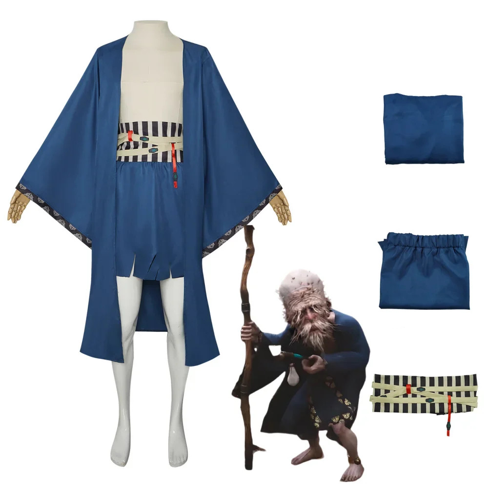 Black Myth: Wukong Keeper Costume - Robe Belt Set Keeper Cosplay