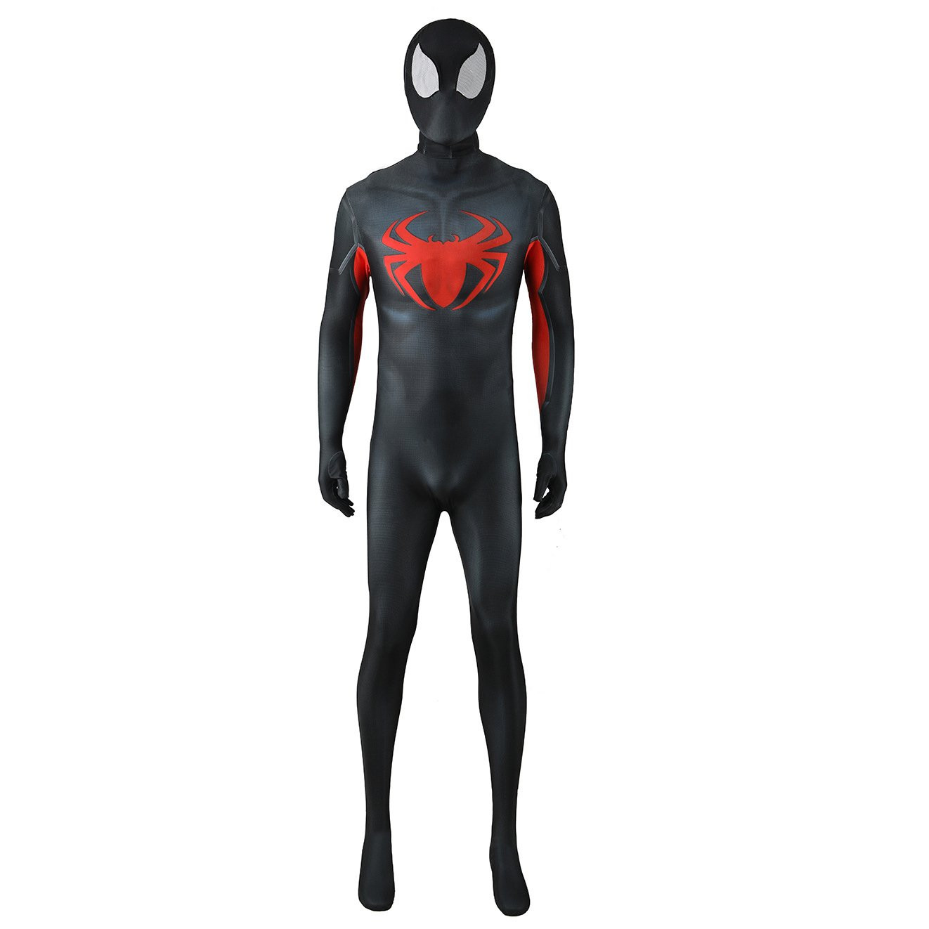 Spider-Man: Into the Spider-Verse Midnight Spider Costume - Full Suit Mask Set Midnight Spider Cosplay