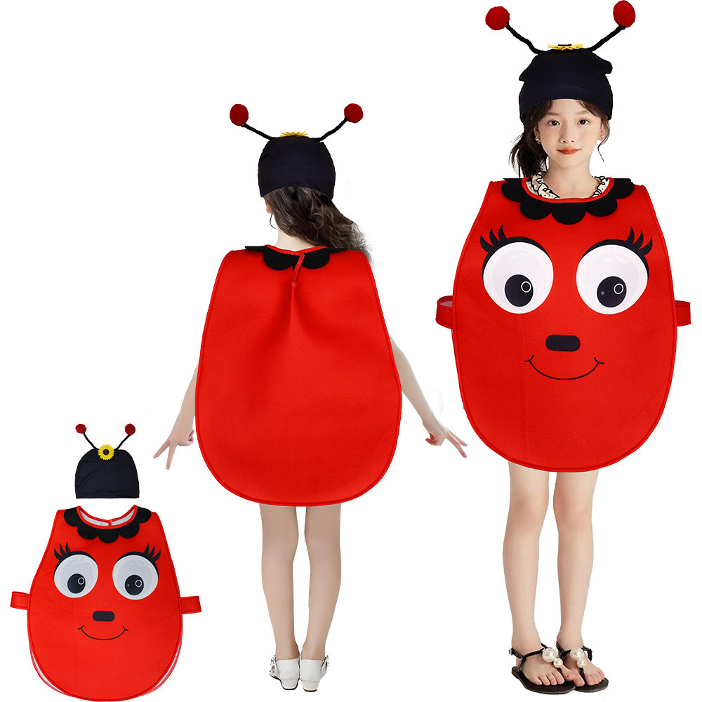 Kids Tomato Ladybug Costume - Suit Tomato Ladybug Cosplay