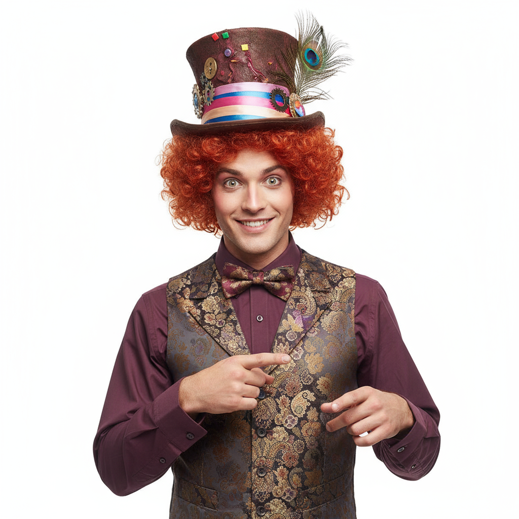 Alice in Wonderland The Mad Hatter Wig - Mad Hatter Costume Wig Prop