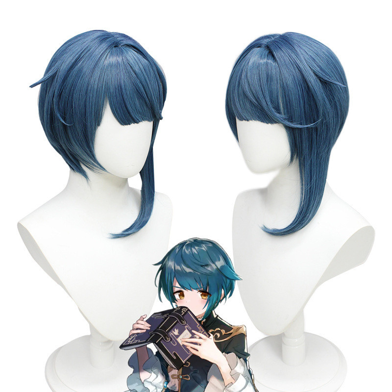 Xingqiu Genshin Impact Cosplay Wig