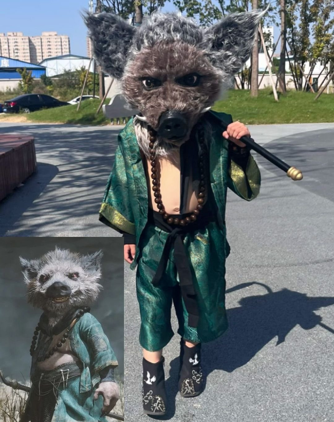 Black Myth: Wukong Zhu Bajie Costume - Robe Skirt Set Zhu Bajie Cosplay