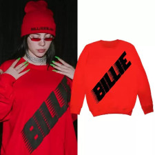 Billie Eilish Costume - Red Sweater Billie Eilish Cosplay