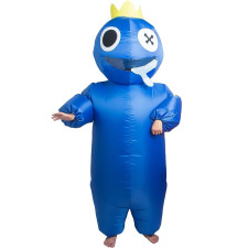 Kids Roblox Rainbow Friends Green Inflatable Costume - Rainbow Friends Green Cosplay